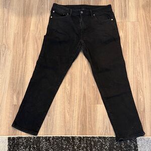 American Eagle Outfitters Men's Black Straight Jeans